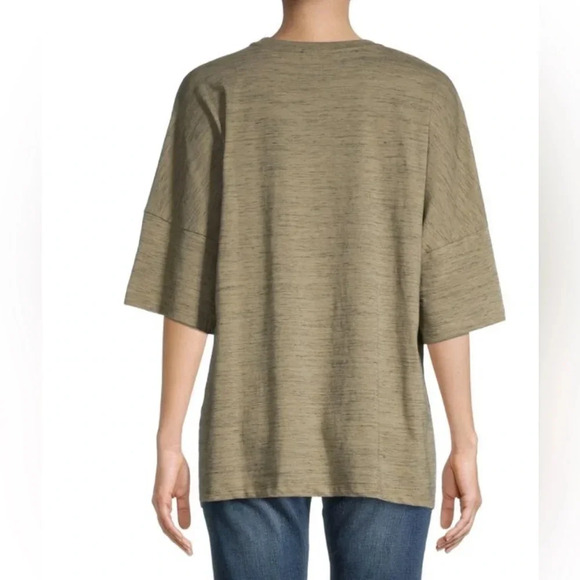 TED BAKER LONDON High Low Space Dye Tee - Picture 5 of 8